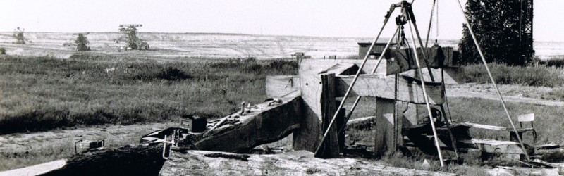 zwevend vierkant bruinkoolmijnen Pritsen Duitsland